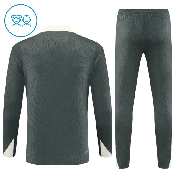 Chelsea Sweat d'Entraînement Enfant 2025-26 Quart-Zip Gris