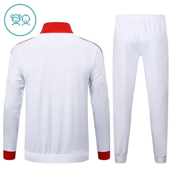 FC Bayern Munich Ensemble Vestes d'Entraînement Enfant 2024-25 Blanche