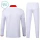 FC Bayern Munich Sweat d'Entraînement Enfant 2024-25 Quart-Zip Blanche