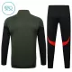 FC Bayern Munich Sweat d'Entraînement Enfant 2025-26 Quart-Zip Verte