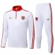 FC Bayern Munich Sweat d'Entraînement Homme 2024-25 Quart-Zip Blanche FC Bayern Munich Sweat d'Entraînement Homme 2024-25 Quart-Zip Blanche