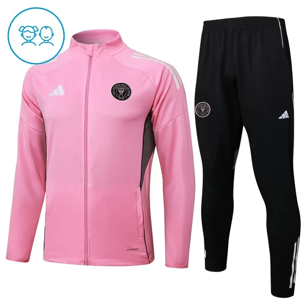 Inter Miami CF Ensemble Vestes d'Entraînement Enfant 2024-25 Rose Inter Miami CF Ensemble Vestes d'Entraînement Enfant 2024-25 Rose