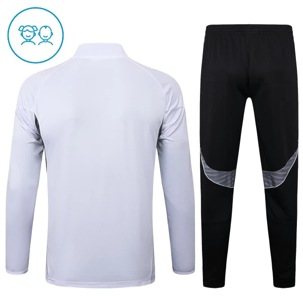 Inter Miami CF Sweat d'Entraînement Enfant 2025-26 Quart-Zip Blanche