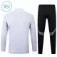 Inter Miami CF Sweat d'Entraînement Enfant 2025-26 Quart-Zip Blanche