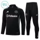 Inter Miami CF Sweat d'Entraînement Enfant 2025-26 Quart-Zip Noire Inter Miami CF Sweat d'Entraînement Enfant 2025-26 Quart-Zip Noire