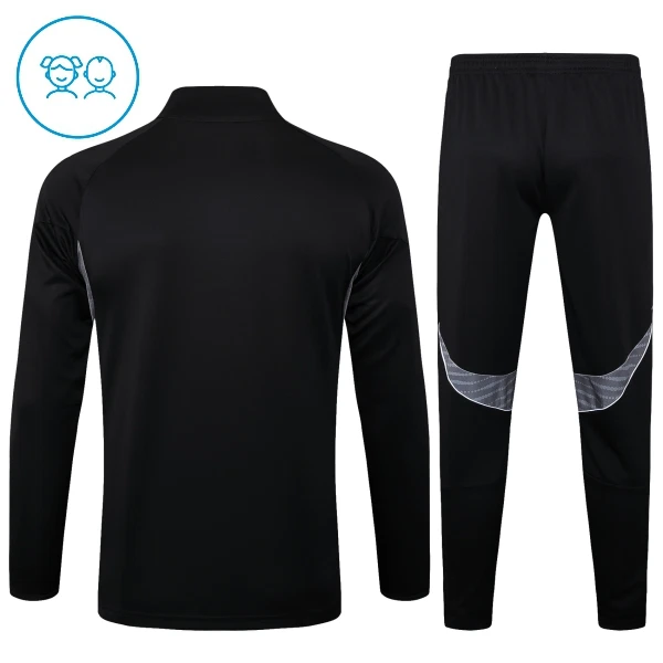 Inter Miami CF Sweat d'Entraînement Enfant 2025-26 Quart-Zip Noire
