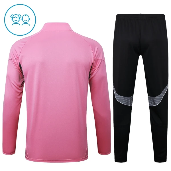 Inter Miami CF Sweat d'Entraînement Enfant 2025-26 Quart-Zip Rose
