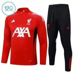 Liverpool Sweat d'Entraînement Enfant 2024-25 Quart-Zip Rouge Liverpool Sweat d'Entraînement Enfant 2024-25 Quart-Zip Rouge