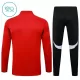 Liverpool Sweat d'Entraînement Enfant 2024-25 Quart-Zip Rouge