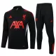 Liverpool Sweat d'Entraînement Homme 2024-25 Quart-Zip Noire Liverpool Sweat d'Entraînement Homme 2024-25 Quart-Zip Noire