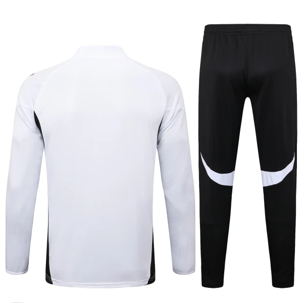 Liverpool Sweat d'Entraînement Homme 2025-26 Quart-Zip Blanche