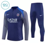 Paris Saint-Germain Sweat d'Entraînement Enfant 2025-26 Quart-Zip Navy