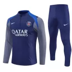 Paris Saint-Germain Sweat d'Entraînement Homme 2025-26 Quart-Zip Navy