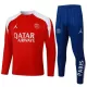 Paris Saint-Germain Sweat d'Entraînement Homme 2025-26 Quart-Zip Rouge Paris Saint-Germain Sweat d'Entraînement Homme 2025-26 Quart-Zip Rouge