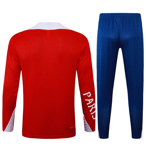 Paris Saint-Germain Sweat d'Entraînement Homme 2025-26 Quart-Zip Rouge