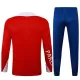 Paris Saint-Germain Sweat d'Entraînement Homme 2025-26 Quart-Zip Rouge