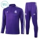 Real Madrid Sweat d'Entraînement Enfant 2025-26 Quart-Zip Violet