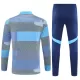 Real Madrid Sweat d'Entraînement Homme 2025-26 Quart-Zip Bleue