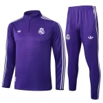 Real Madrid Sweat d'Entraînement Homme 2025-26 Quart-Zip Violet