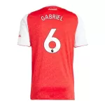 Maillot Arsenal Gabriel 6 Homme Domicile 2025-26
