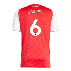 Maillot Arsenal Gabriel 6 Homme Domicile 2025-26 Maillot Arsenal Gabriel 6 Homme Domicile 2025-26