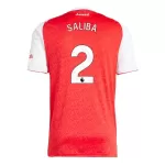 Maillot Arsenal Saliba 2 Homme Domicile 2025-26