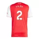Maillot Arsenal Saliba 2 Homme Domicile 2025-26