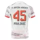 Maillot FC Bayern Munich Aleksandar Pavlovic 45 Homme Extérieur 2025-26 Maillot FC Bayern Munich Aleksandar Pavlovic 45 Homme Extérieur 2025-26
