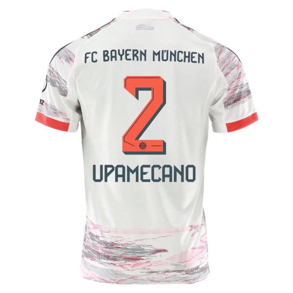 Maillot FC Bayern Munich Dayot Upamecano 2 Enfant Extérieur 2025-26