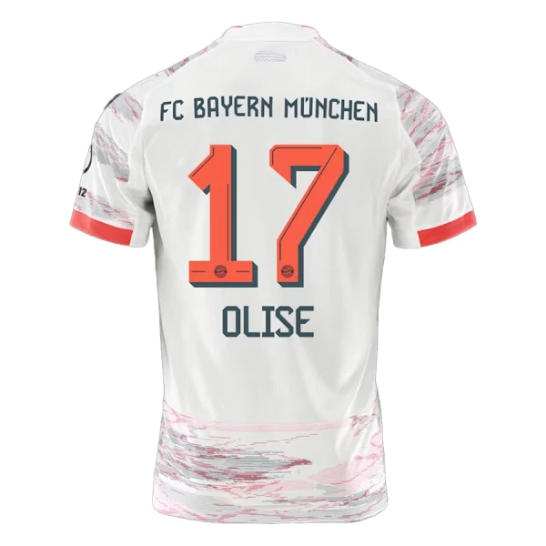 Maillot FC Bayern Munich Olise 17 Homme Extérieur 2025-26 Maillot FC Bayern Munich Olise 17 Homme Extérieur 2025-26