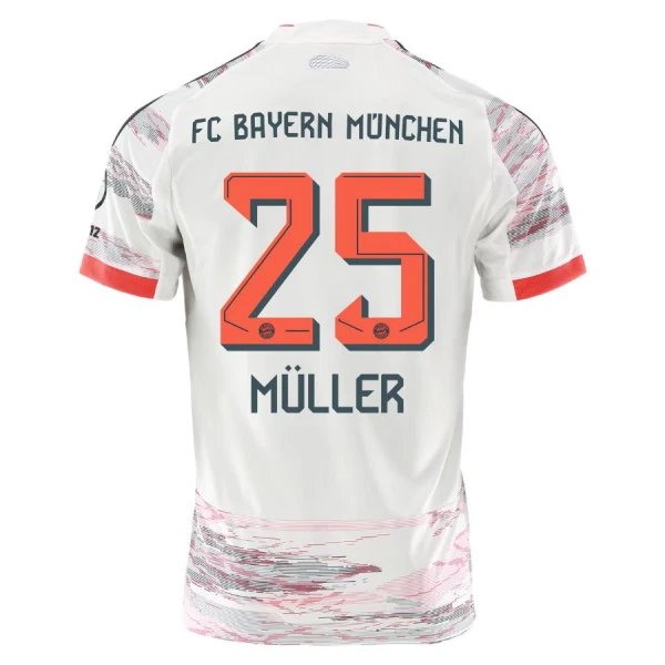 Maillot FC Bayern Munich Thomas Muller 25 Enfant Extérieur 2025-26