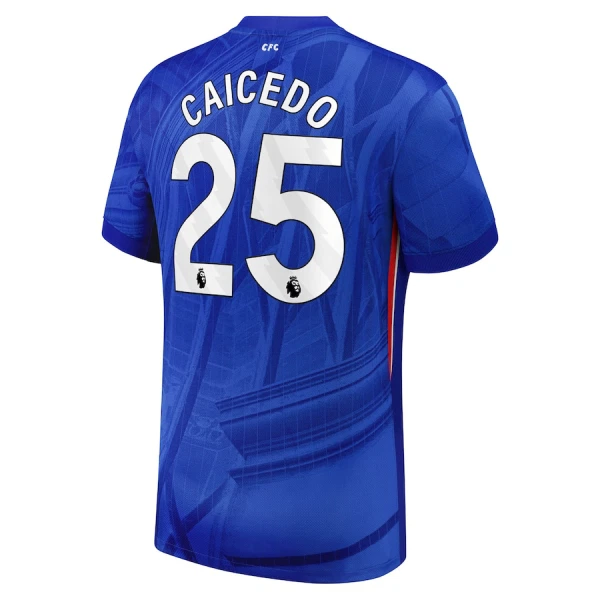 Maillot Chelsea Caicedo 25 Homme Domicile 2025-26