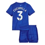 Maillot Chelsea Cucurella 3 Enfant Domicile 2025-26