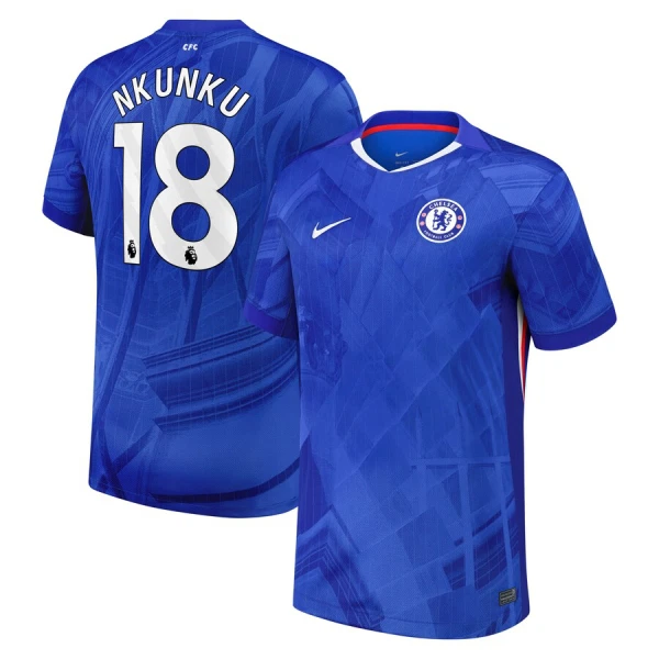 Maillot Chelsea Nkunku 18 Homme Domicile 2025-26 Maillot Chelsea Nkunku 18 Homme Domicile 2025-26