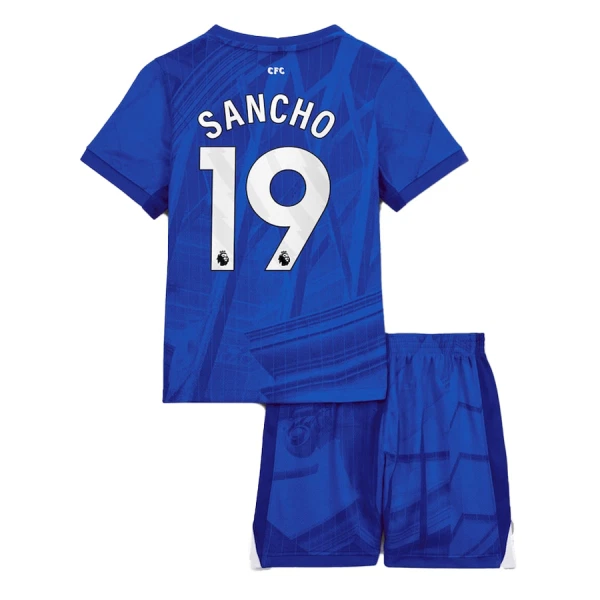 Maillot Chelsea Sancho 19 Enfant Domicile 2025-26 Maillot Chelsea Sancho 19 Enfant Domicile 2025-26