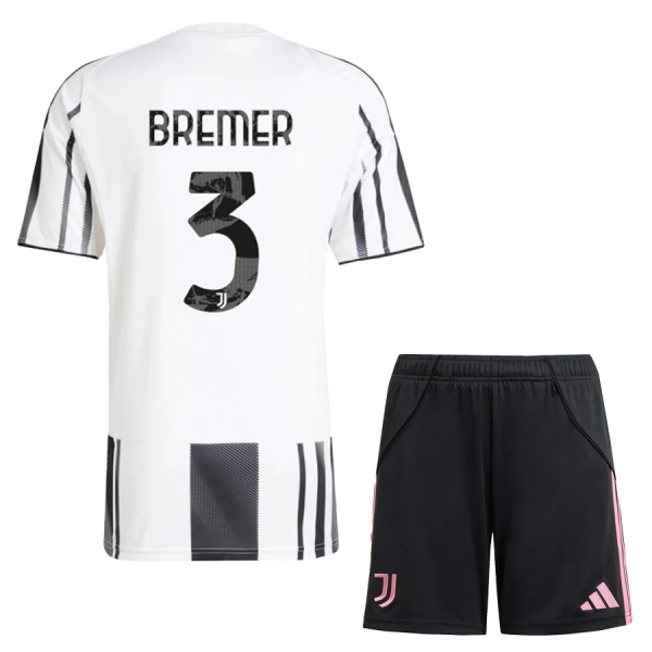 Maillot Juventus Bremer 3 Enfant Domicile 2025-26 Maillot Juventus Bremer 3 Enfant Domicile 2025-26