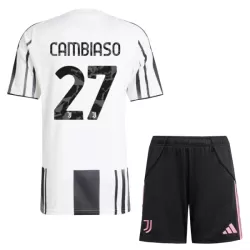 Maillot Juventus Cambiaso 27 Enfant Domicile 2025-26 Maillot Juventus Cambiaso 27 Enfant Domicile 2025-26