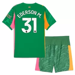 Maillot Gardien Manchester City Ederson M. 31 Enfant 2025-26 Verte Maillot Gardien Manchester City Ederson M. 31 Enfant 2025-26 Verte