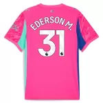 Maillot Gardien Manchester City Ederson M. 31 Homme 2025-26 Rose