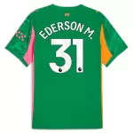 Maillot Gardien Manchester City Ederson M. 31 Homme 2025-26 Verte