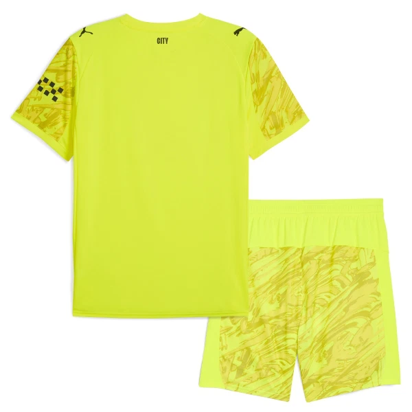 Maillot Gardien Manchester City Enfant 2025-26 Jaune