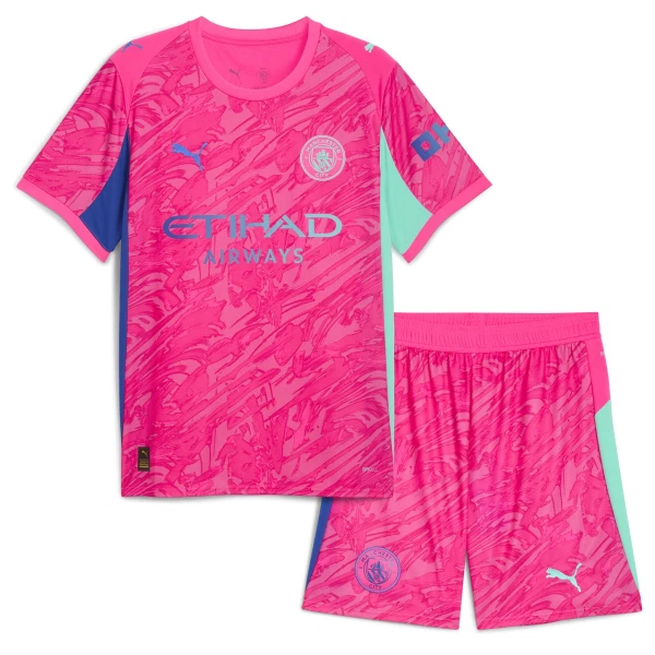 Maillot Gardien Manchester City Enfant 2025-26 Rose Maillot Gardien Manchester City Enfant 2025-26 Rose