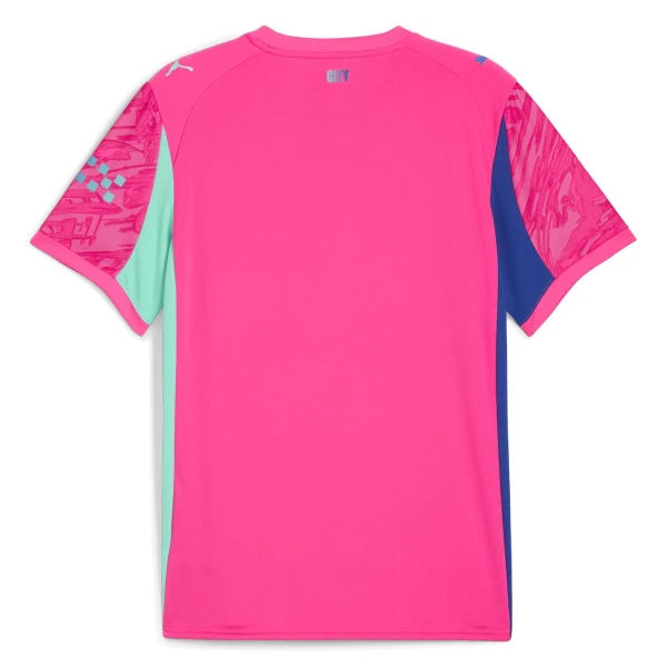Maillot Gardien Manchester City Homme 2025-26 Rose