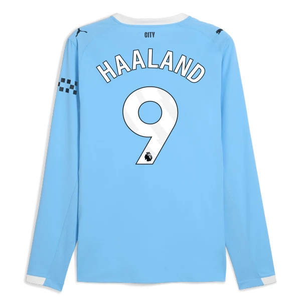 Maillot Manches Longues Manchester City Haaland 9 Homme Domicile 2025-26 Maillot Manches Longues Manchester City Haaland 9 Homme Domicile 2025-26