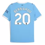Maillot Manchester City Bernardo 20 Homme Domicile 2025-26