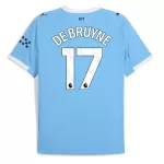 Maillot Manchester City De Bruyne 17 Homme Domicile 2025-26