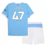 Maillot Manchester City Foden 47 Enfant Domicile 2025-26
