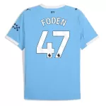 Maillot Manchester City Foden 47 Homme Domicile 2025-26