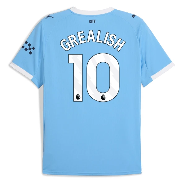Maillot Manchester City Grealish 10 Homme Domicile 2025-26 Maillot Manchester City Grealish 10 Homme Domicile 2025-26