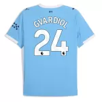 Maillot Manchester City Gvardiol 24 Homme Domicile 2025-26